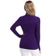 thumbnail image 5 of Women Long Sleeve Sweatshirt,Stretchable Knit Slim Fit Solid Sweater Apricot, 5 of 9