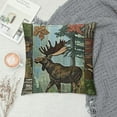 thumbnail image 2 of Qinduosi Retro Brown Forest Decorative Throw Pillow Cover Home Living Room Bed Sofa Car SquarInches, 2 of 5