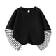 thumbnail image 3 of Cowsor Tween Shirts Long Sleeve Color Block Tops, 3 of 4