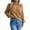 Khaki, variant on Aoochasliy Womens Sweaters Pullover Clothes Trendy Casual Lapel Neck Solid Loose Sweater Autumn Blouse Tops