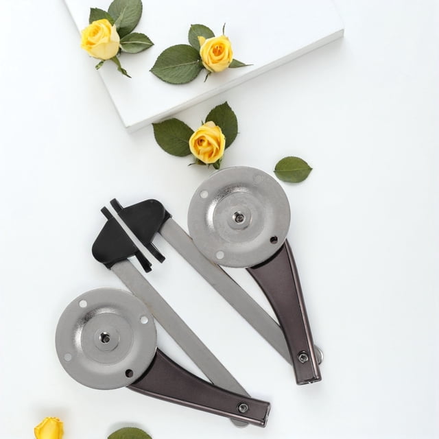 TABLZONE 2PCS Cabinet Door Buffer Damper Zinc Alloy Hydraulic Support Rod for Home Use Adjustable Positioning