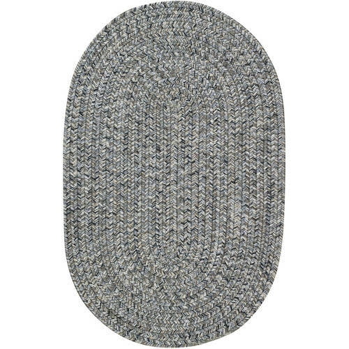 Capel Sea Pottery Smoke 0110_300 Braided Rugs 7' X 9' Oval