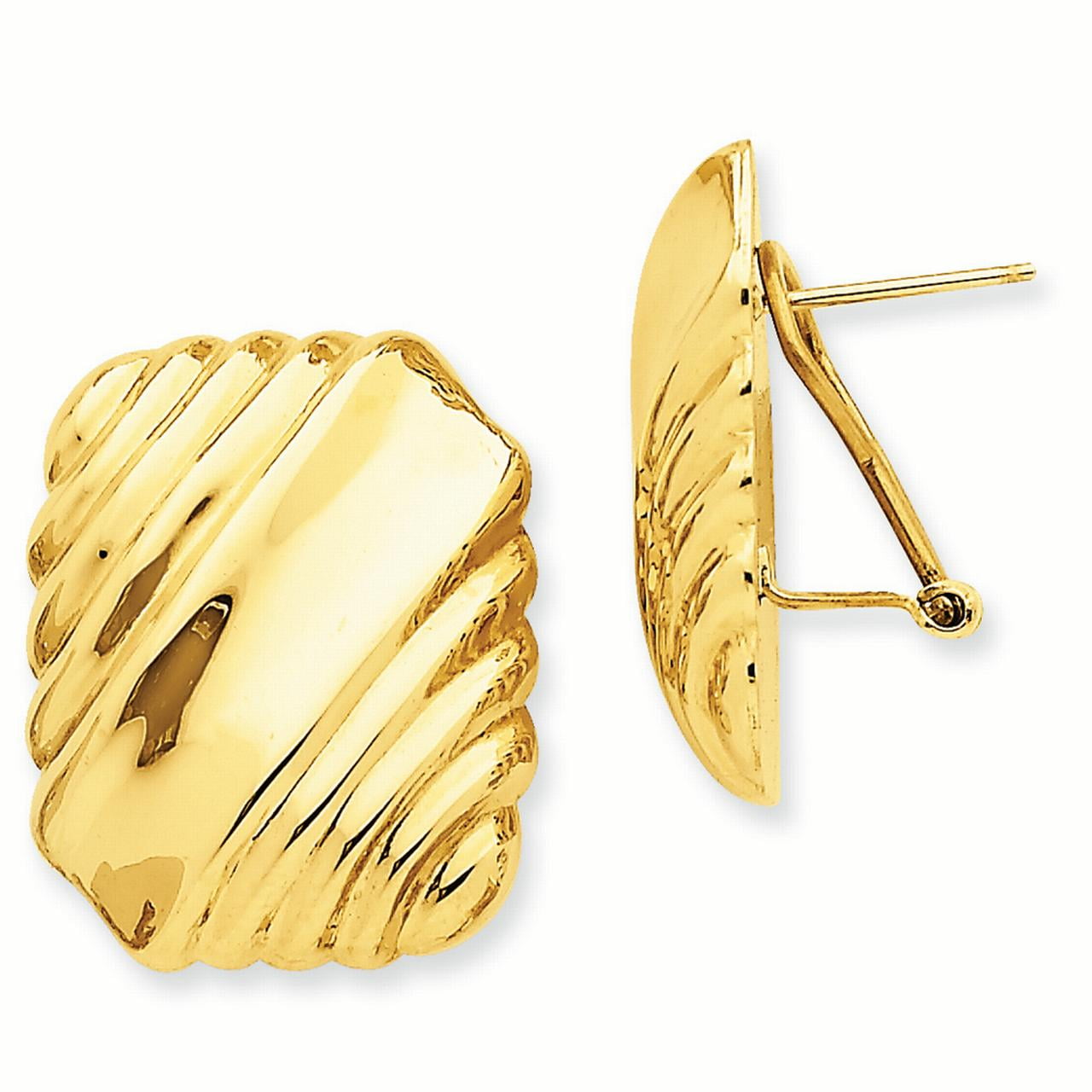 earring post and back