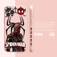 thumbnail image 3 of Funda para iPhone 14 13 12 11 Pro XS Max Mini X XR 7 8 6 6S Plus Color Simple funda de silicona líquida Marvel's Hero Spider-Man, 3 of 5