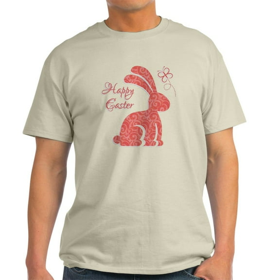 CafePress - Happy Easter Bunny Light T Shirt - Men's Classic Graphic T-Shirt