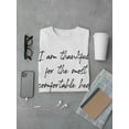 thumbnail image 3 of Thankful For A Comfortable Bed Men T-Shirt, Male Medium, 3 of 4