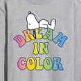 thumbnail image 3 of Peanuts - Dream In Color - Men's Long Sleeve T-Shirt, 3 of 6