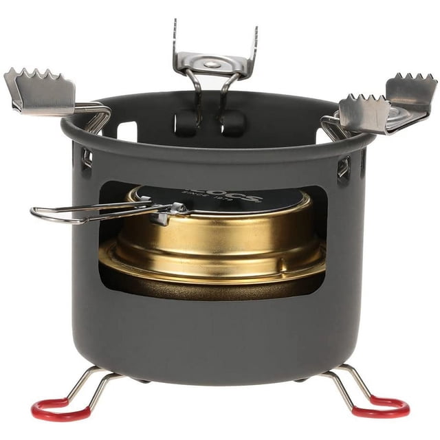 Quemador de Alcohol para acampar al aire libre, juego de soporte para horno, estufa de Camping