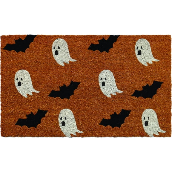 18x30 inch Boo Coir Mat, Halloween Outdoor décor, by Way to Celebrate