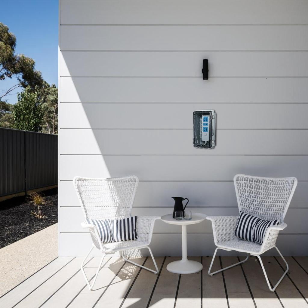 Practical Weatherproof Electrical Box Outdoor Daily Casual Use With And Sturdy ABS Materials for Garden And Patios
