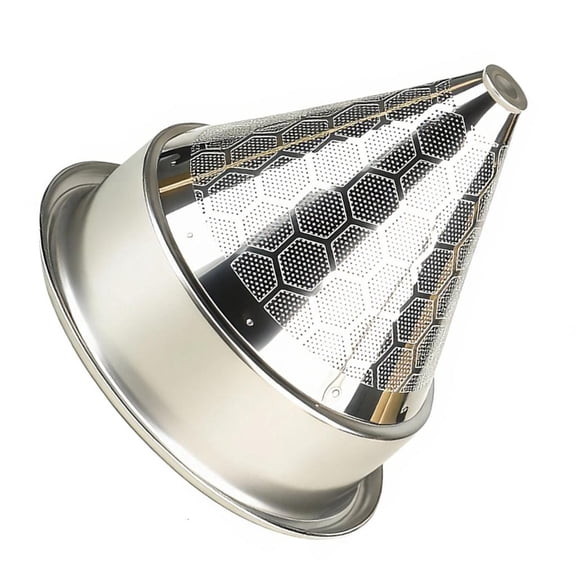 YIEMEEN Double Layer Hand Coffee Filter Funnel Stainless Steel Cone for Easy Maintenance