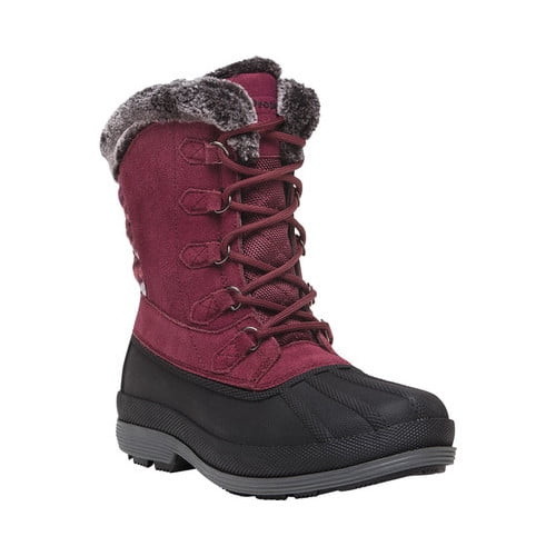 propet women's lumi tall lace snow boot