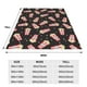 thumbnail image 3 of Balery Popcorn Manta de Felpa Suave y Acogedora – Cobija de Franela Aterciopelada para Cama, Lavable y Cálida para Sofá, Mascotas, Transpirable-50"x40", 3 of 7