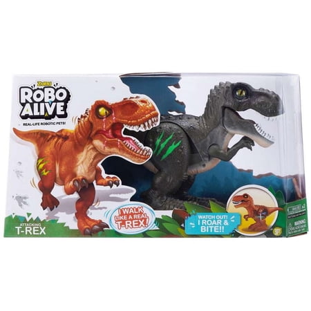Robo Alive Attacking T-Rex Robotic Pet Figure (Green)