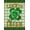 Green Shamrock Clover Lucky, variant on St. Patrick''s Day Lucky Shamrock Bicycle Clover Green Decorative Garden Flag, Luck Irish Yard Outside Decorations Happy St. Pat''s Day Outdoor Small Decor 12x18
