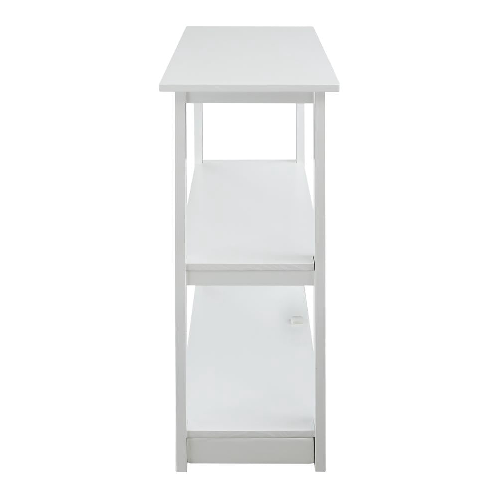 Casual Home Adams 3-Shelf Bookcase with Concealed Sliding Track, Concealment Furniture