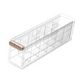 thumbnail image 4 of jifeng Wall-mounted Storage Box Drawer Design Anti Dust Storage Box for Office Ties White, 4 of 7