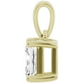 thumbnail image 2 of Unique Moments 0.50 Carat Lab Grown Radiant Diamond Solitaire Pendant Necklace for Women 10K Yellow Gold, 2 of 5