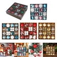 thumbnail image 5 of Juego de 36 bolas navideñas decorativas para fiestas, bodas al aire libre, 5 of 5