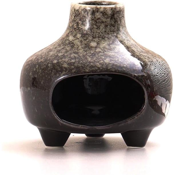 Naiovety Bonito quemador de incienso Palo, porta incienso de cerámica, elaborado con esmero para realzar cualquier espacio. Aromaterapia y Aceites Esenciales blanco