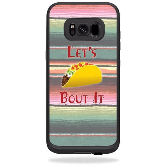 MightySkins LIFSGS8PL-Lets Taco Bout It Skin for Lifeproof Samsung Galaxy S8 Plus Fre Case - Lets Taco Bout It
