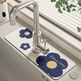 thumbnail image 2 of Household Kitchen Faucet Mats Soft Diatomite Material Absorbent Mats Bathroom Bathroom Sink Mats Multi Floral Pattern Simple Style Dryer Sheets Lavender, 2 of 3