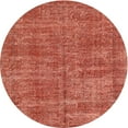 thumbnail image 1 of Ahgly Company Machine Washable Indoor Round Traditional Neon Red Area Rugs, 3' Round, 1 of 7
