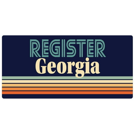 

Register Georgia 5 x 2.5-Inch Fridge Magnet Retro Design