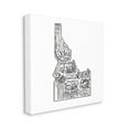 thumbnail image 3 of Stupell Industries Idaho State Shape Typography Cities Graphic Art Gallery Wrapped Canvas Print Wall Art, Design by The Saturday Evening Post, 3 of 7