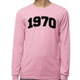 thumbnail image 2 of 1970 College Style Long Sleeve Shirt Unisex Small Pink, 2 of 5