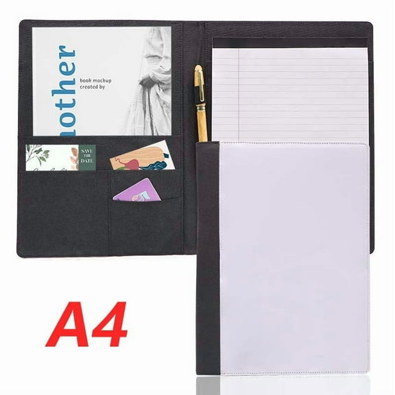 3 Pack Sublimation Blank A4 Canvans A4 Folder  Writing Pad Office Products DIY Printing Portable Medium-sized Notebook