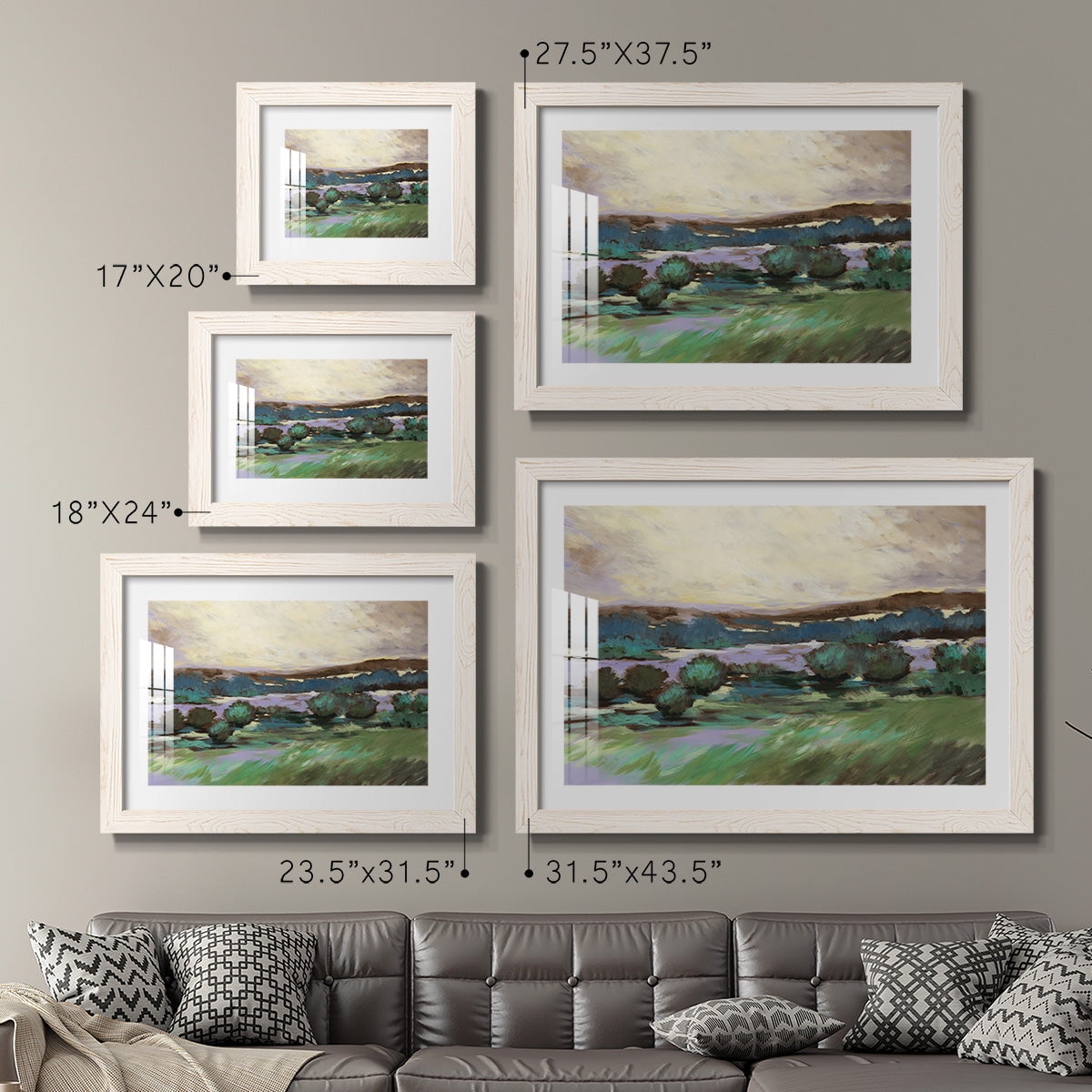 Sunny Desert Floor-Premium Framed Print - Ready to Hang