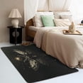 thumbnail image 3 of Moth Rugs for Bedroom - Moth Rug & Home Decor, Butterfly Celestial Rugs for Entryway, Washable Rugs, 2x3 Area Rug, Non Slip Soft Indoor Door Mat, Black Aesthetic Carpet & Room Decorations, 3 of 7