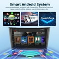 thumbnail image 5 of 2G+64G Car Radio Stereo for Mercedes Benz E Class W211 E200 CLS W219 2002-2009,Wireless CarPlay/Android Auto, 9 Inch Android 13 Touch Screen GPS WiFi Bluetooth FM EQ HD Backup Camera, 5 of 7