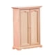 thumbnail image 3 of Armario de madera de imitación, armario, armario, sin pintar, puerta doble, muebles de dormitorio Estilo C, 3 of 7