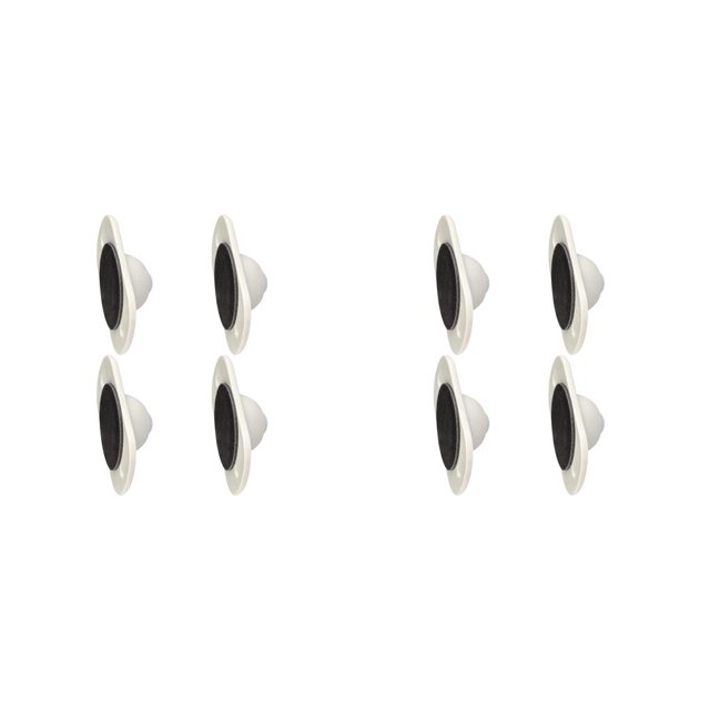 Yuarrent Paquete de 4 poleas adhesivas, caja de almacenamiento de ruedas autoadhesivas de 360 grados, rodillo de de bajo ruido, rueda Type6 NO6 Yuarrent CBP029952