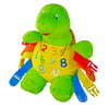 "BUCKLE TOY ""Bucky"" Turtle - Toddler Early Learning Basic Life Skills Childrens Plush Travel Activity By Buckle Toys"