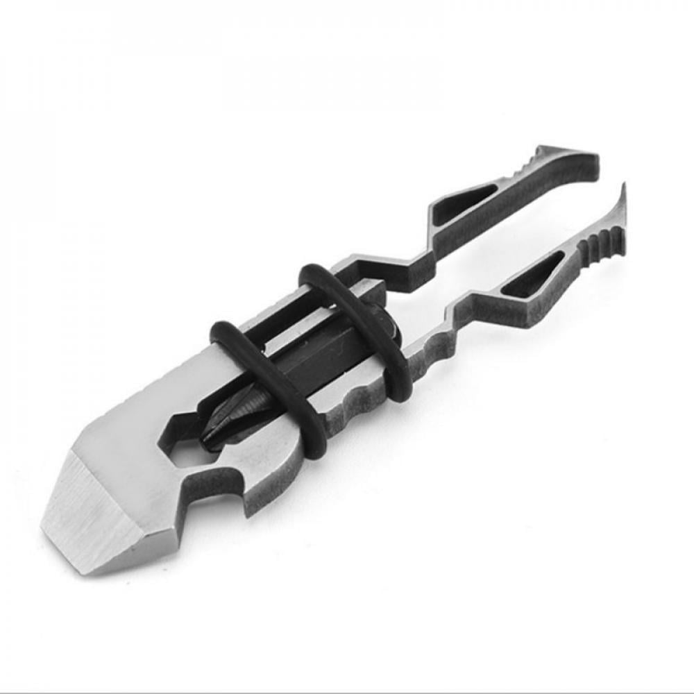 Bottle Openner and Self-defense outdoortools Silver Stainless tactical tool 