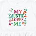 thumbnail image 4 of Inktastic My Auntie Loves Me Girls Girls Toddler Dress, 4 of 5