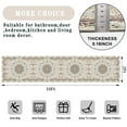 2X10ft Bohemian Runner Rug, Vintage NonSlip Washable Area Rug for