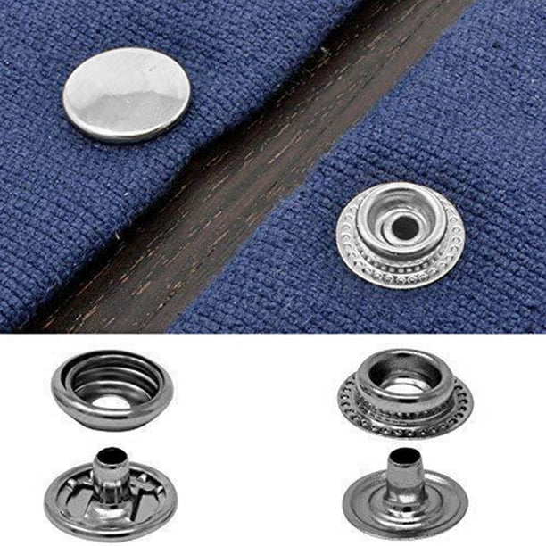 QualitChoice 100PCS Snap Fastener Decorative Button Press Stud