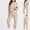 Beige, variant on Women's Athletic Sets 2 Piece Outfits Fashion Oversized Sleeve Tops And Pants Sweatsuit Cozy