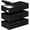Black-3pack, variant on Under Bed Storage, 2 Pack Underbed Storage Container Bags With Lid, Foldable Sturdy Clothes Storage Drawer Organizer W/ 3 Handles, Ultra Thick Fabric Blanket Shoe Storage Box, 30x15x6.7inch, Grey