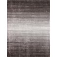 thumbnail image 1 of Bashian H115-STON-2.6X8-BNH1 Bashian Terrain Collection Striped Contemporary Wool & Viscose Hand Loomed Area Rug, Stone - 2 ft. 6 in. x 8 ft., 1 of 1