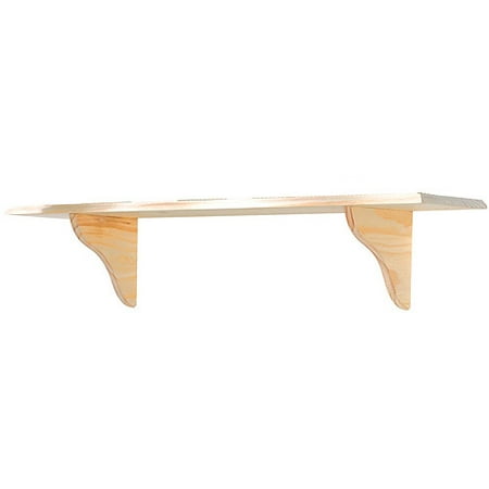 Mission 35 In W X 7 5 D 8 H Wall Shelf With Brackets Mission 35 In W X 7 5 D 8 H Wall Shelf With Brackets
