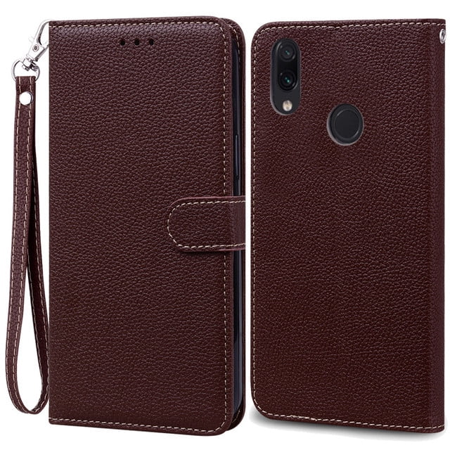 Funda de cuero con tapa para Xiaomi Redmi Note 7 Pro carcasa protectora