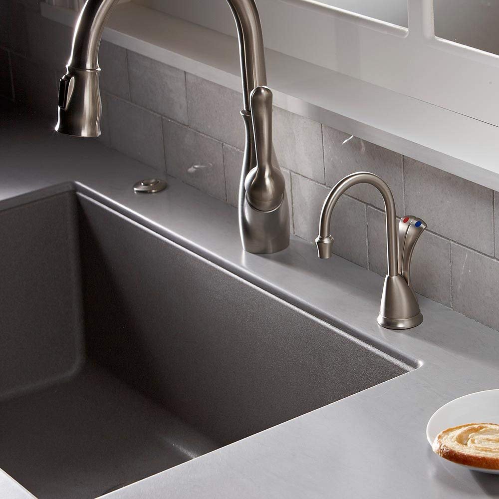 InSinkErator Involve Instant Hot & Cold Water Dispenser Faucet, Satin