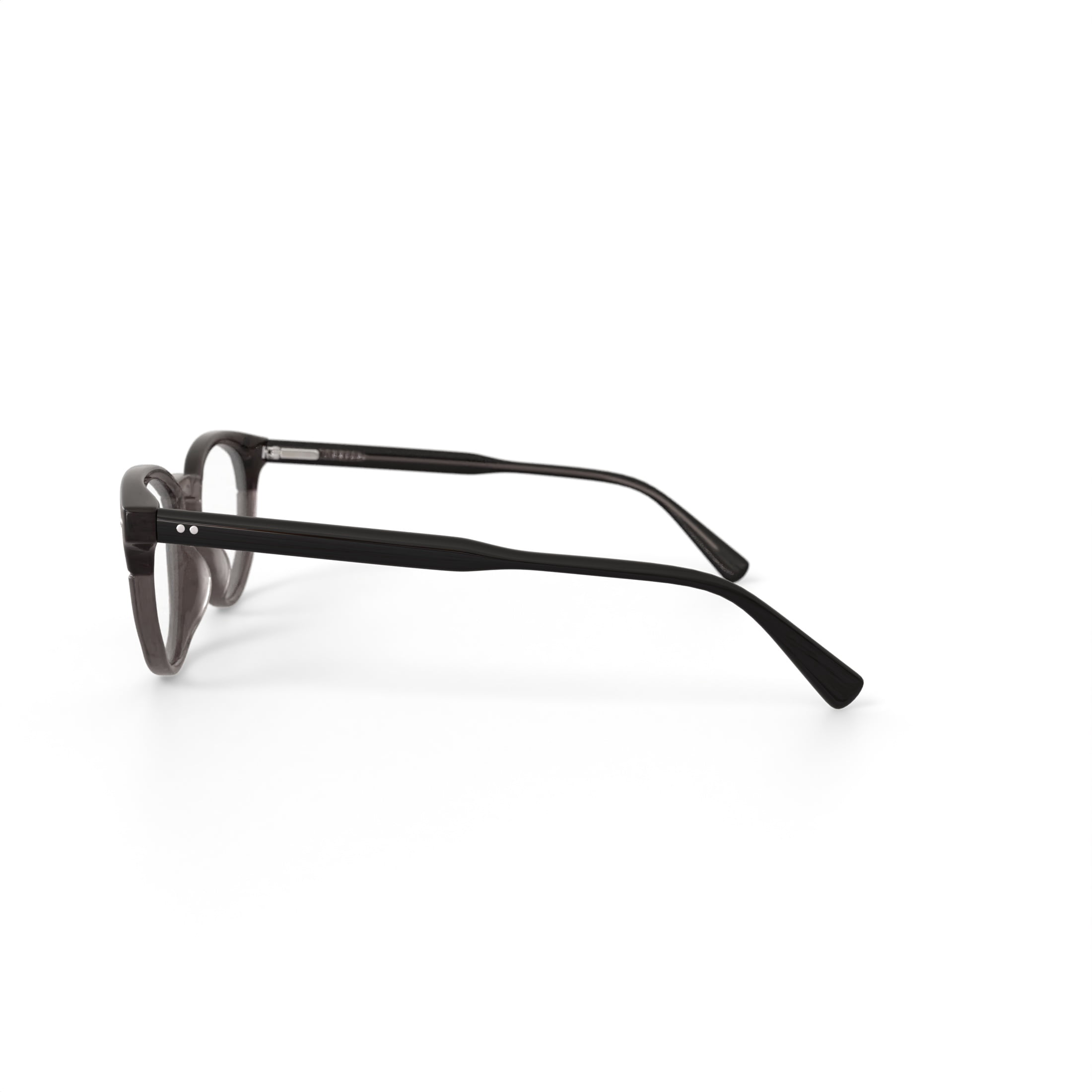 Walmart Men's MV015 David Prescription Eyeglasses with Case, Crystal Brown