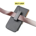 thumbnail image 4 of Premium Belt Clip Holster Phone Cover for Men, Strong Durable Magnetic Closure Belt Loop Carrying Case for 6.5 inch Phones, 4 of 6