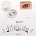 thumbnail image 3 of Magnetic Eyelashes, Reusable Magnetic False Eyelashes, Easy To Wear Glamorous Eye Makeup Enhancer, Comfortable Fit for Various Eye Shapes, Quick Application with Eyelash Curler Included, 3 of 3